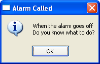 MS Windows Alarm