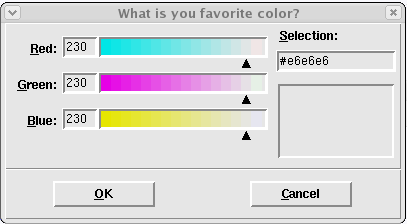 Linux Color Chooser