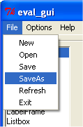 File > Saveas